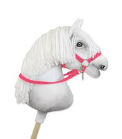 wodze dla konia hobby horse - neon pink