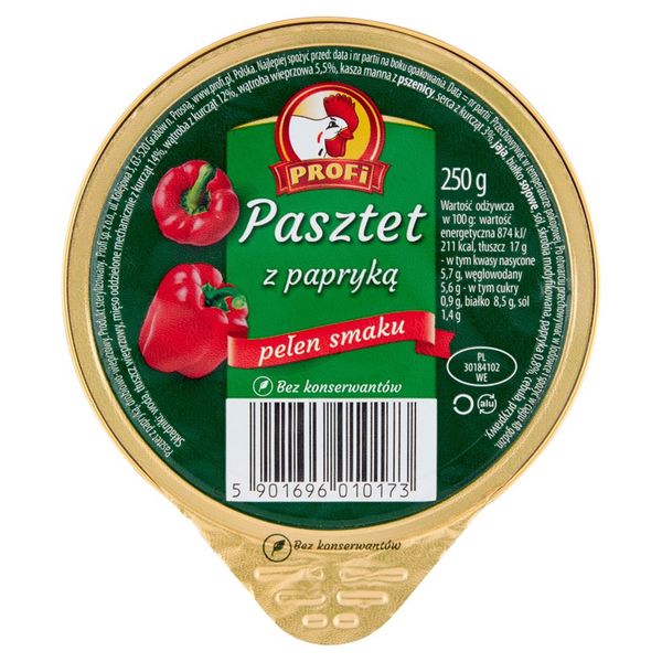 Profi Pasztet z papryką 250 g zdjęcie 1