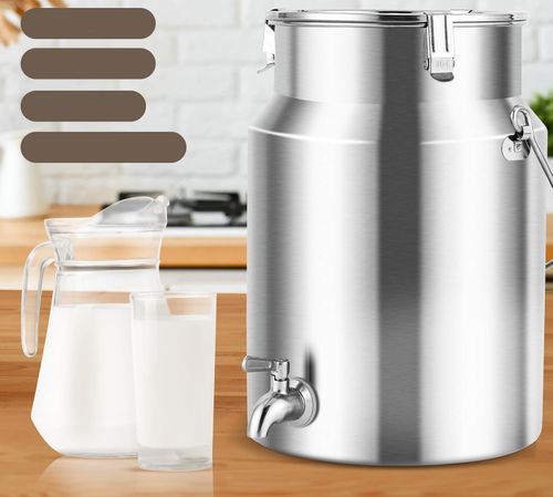 Dzbanek ze stali nierdzewnej 304 10L z kranikiem do mleka wina napojów na Arena.pl