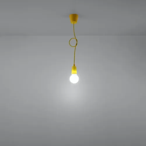 Lampa wisząca DIEGO 1 żółta na Arena.pl