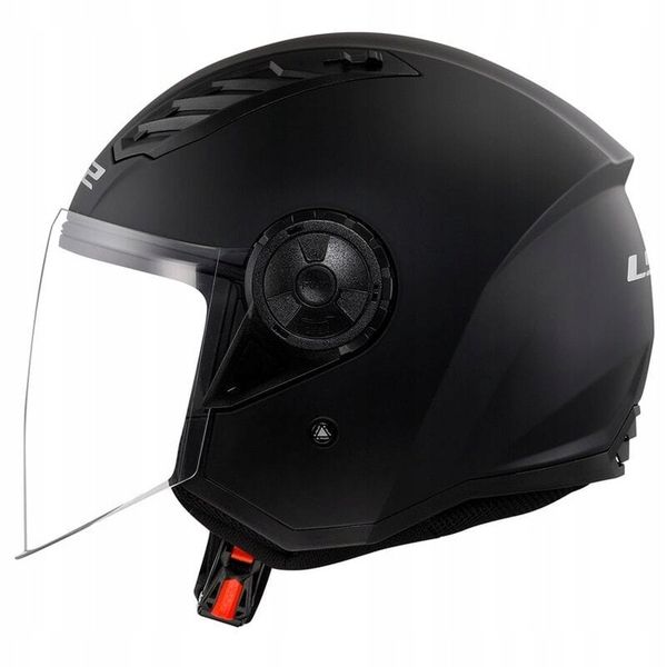 KASK LS2 OF616 Airflow II ECE 22.06 Solid Black Matt Czarny Mat Rozmiar M zdjęcie 9