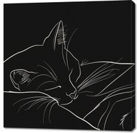 Obraz 100x100cm Nocny Spokój