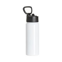 Bidon - butelka na napoje 800 ml ze składaną rączką do sublimacji - biała