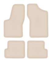 Dywaniki welurowe DURBAN Fiat Seicento 1998-2010 beżowe, podgumowane