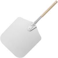 łopata do pizzy z krótką rączką kwadratowa 305 x 660 mm - hendi 618035