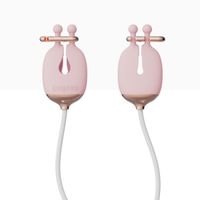 zaciski na sutki no.2 vibrating nipple clamps pink qingnan