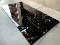 CZARNY MARMUR POLEROWANY 160x80 WYSOKI POŁYSK g.I