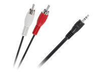 KPO2747-5 Kabel JACK 3,5-2 x RCA 5m