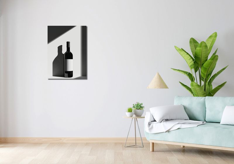Obraz 50x70cm Butla Wina zdjęcie 2
