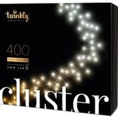 Inteligentne świąteczne lampki dekoracyjne Twinkly Cluster 400 LED AWW 6 m