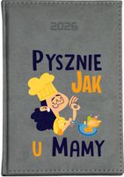 KALENDARZ A5 2026 DZIENNY terminarz Z NADRUKIEM DLA KUCHARZA TWÓJ NAPIS
