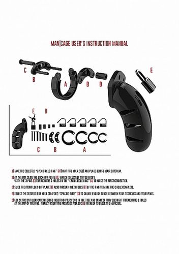 model 01   chastity   3.5   cock cage   black na Arena.pl