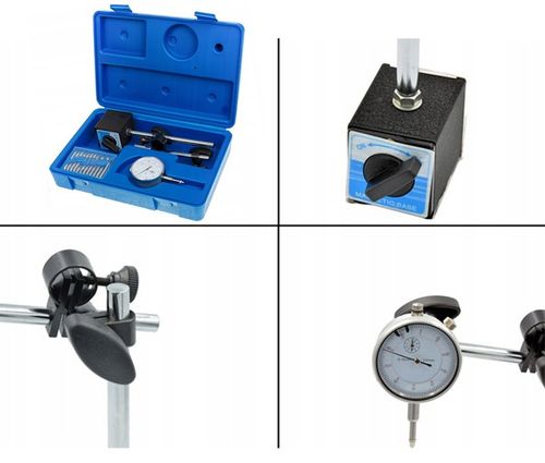 CZUJNIK ZEGAROWY STATYW MAGNETYCZNY 0-10 KOŃCÓWKI na Arena.pl