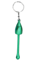 Fajka Metalowa Składana w Formie Breloka Mini do Kluczy Zielona