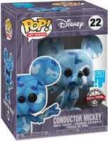 funko pop! artist series mickey 22 plastikowy case figurka