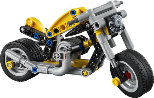 Klocki LEGO TECHNIC 42225 Żółty motocykl na Arena.pl