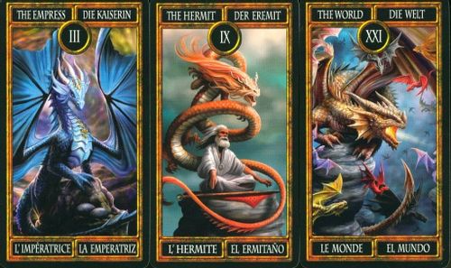 Karty Tarot Dragons Anne Stokes na Arena.pl