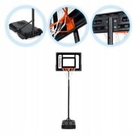 Kosz do koszykówki OneTeam BH03 Regulowany do 210 cm Stabilny Mobilny