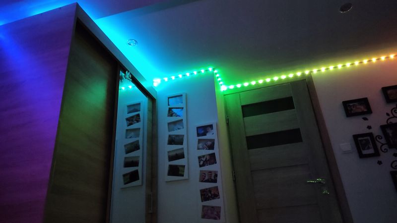 TAŚMA LED 5M RGBIC WS2811 BLUETOOTH EFEKT TĘCZY zdjęcie 13