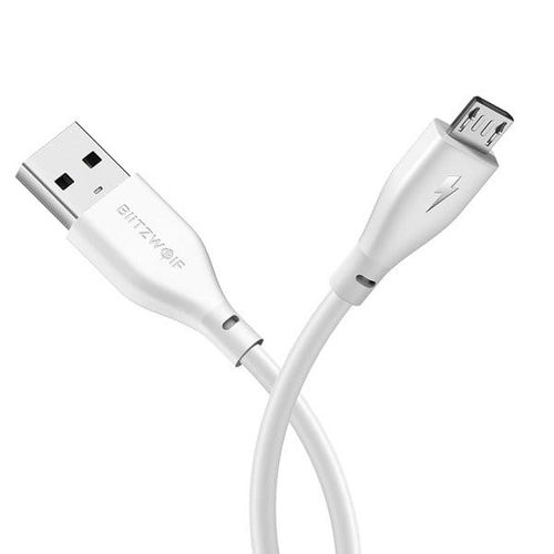 Kabel Micro USB AmpCore II BlitzWolf BW-MC11 1m biały na Arena.pl