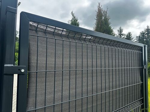 Siatka cieniująca 90% grafitowa maskująca 1,5x10m na płot ogrodzenie na Arena.pl