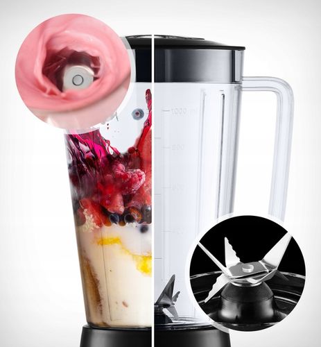 BLENDER KIELICHOWY 3w1 DO SMOOTHIE KOKTAJLI 2 WKŁADY CHŁODZĄCE 2 na Arena.pl