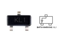 BAT54 KL1 BAT54KL1 Schottky Diodes 30V 200mA SOT-23
