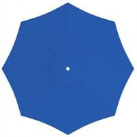 Poszycie okrągłe parasol ogrodowy 3,5m NIEBIESKI