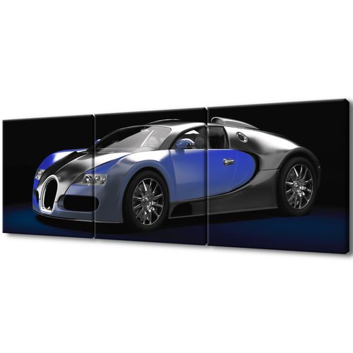 Obraz Drukowany 150X50 Błękitne Bugatti Veyron na Arena.pl