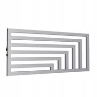 POZIOMY GRZEJNIK LAOS 52x80 SREBRNY- 4 LUTY