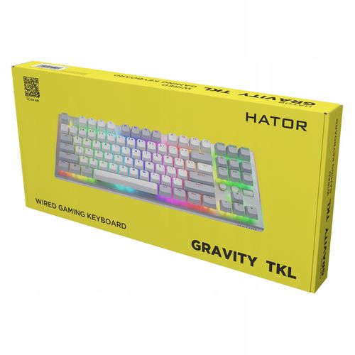 Klawiatura HATOR Gravity TKL (biała) na Arena.pl
