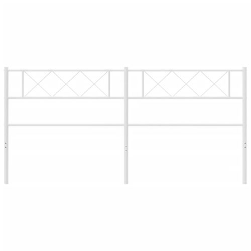 Metalowe wezgłowie, białe, 200 cm na Arena.pl
