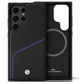 Etui BMW Leather Textured and Smooth MagSafe do Samsung Galaxy S25 Ultra