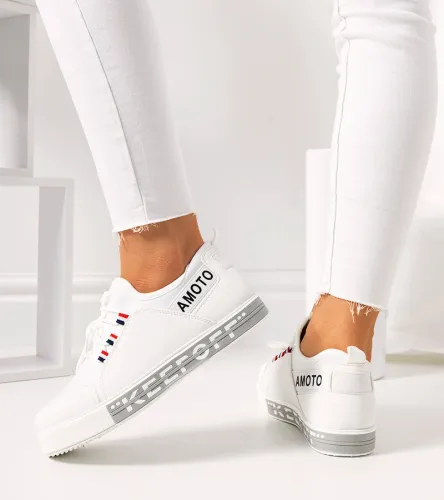 Białe sneakersy damskie Burges 36 na Arena.pl
