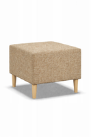 Pufa kwadratowa podnóżek do fotela salonu 51x51x40 miodowa REN