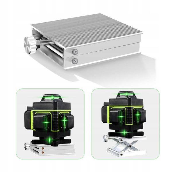 POZIOMNICA LASEROWA LASER KRZYŻOWY 4D 360 + STATYW 16 linii laserowych zdjęcie 12
