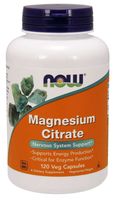NOW FOODS Magnesium Citrate - Magnez (120 kaps.)