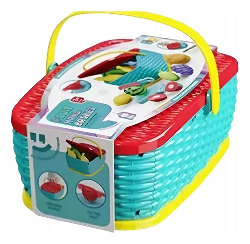 ZESTAW KOSZYK Z PRODUKTAMI OWOCE NA RZEPY DO KROJENIA SKLEP KUCHNIA na Arena.pl