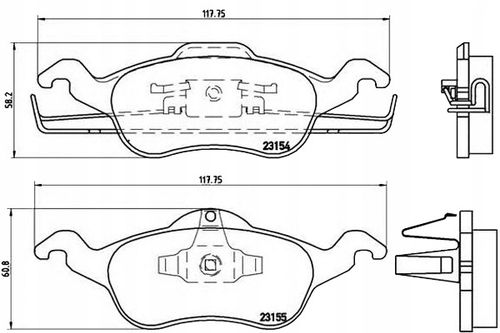 KLOCKI HAM FORD FOCUS BREMBO na Arena.pl