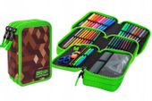 CoolPack Piórnik szkolny trzykomorowy z wyposażeniem City Jungle
