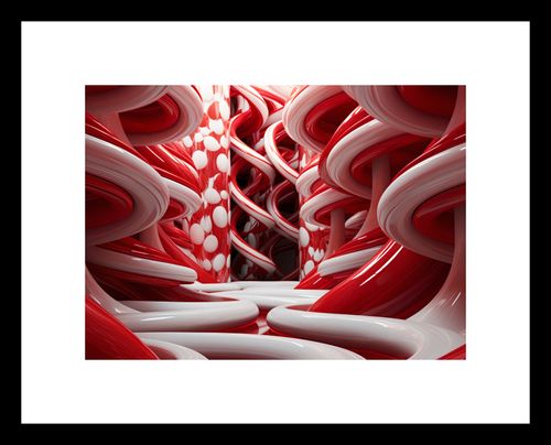 Plakat 18x13cm Czerwone Wiry na Arena.pl