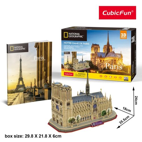Puzzle 3D Notre Dame National Geographic na Arena.pl