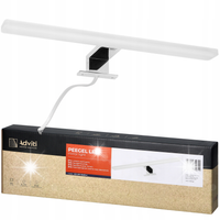 Kinkiet Łazienkowy LED Lampa Nad Lustro 6W 40cm Neutralny 4000K Aluminium