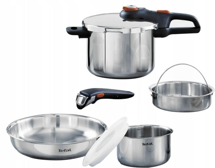 TEFAL Ingenio Emotion zestaw 6 elementów- Szybkowar 6l zdjęcie 1