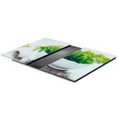 2x Deska Kuchenna Szklana do Krojenia Osłona Kuchenki Płyty Indukcji 60x52