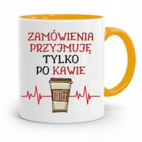 Dla Kelnera Kubek Żółty Przyjmuję Po Kawie Prezent Z Nadrukiem Ze Zdjęciem