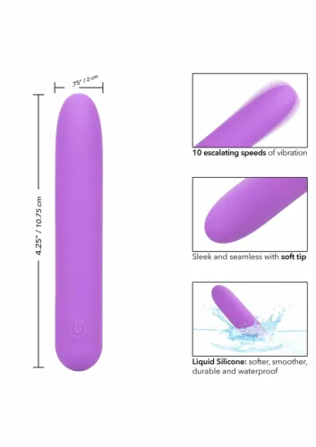 calexotics bliss mini vibrator silikonowy kompaktowy 10 trybow usb na Arena.pl
