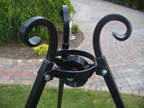 GRILL TRÓJNÓG OGNISKOWY FI 70 CM RUSZT NAD OGNISKO na Arena.pl