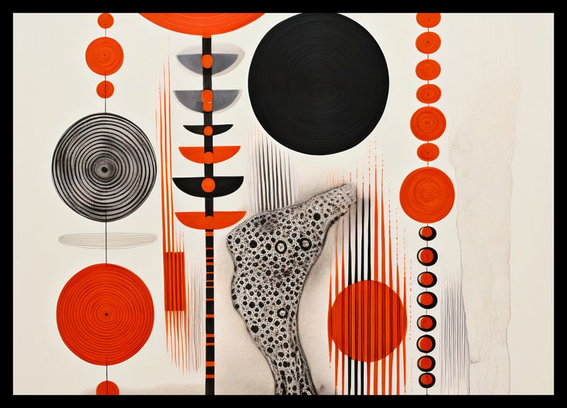 Plakat 42x29,7cm Kontrastowy Kosmos zdjęcie 2