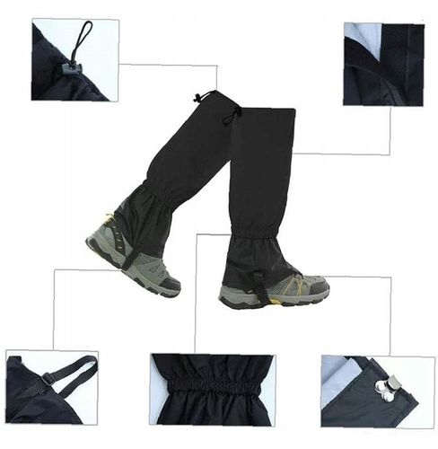 STUPTUTY WODOODPORNE OCHRANIACZE NA BUTY NOGAWKI LEKKIE UNIWERSALNE 2 szt na Arena.pl